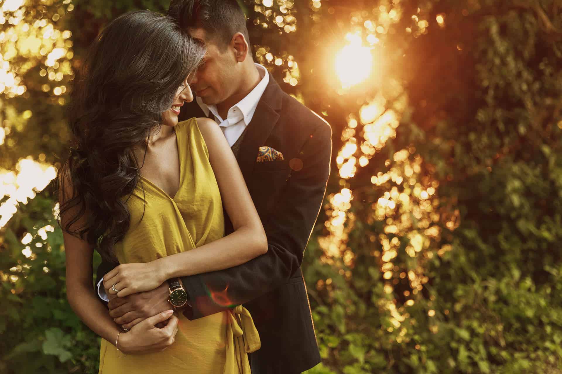 countryside pre wedding shoot england