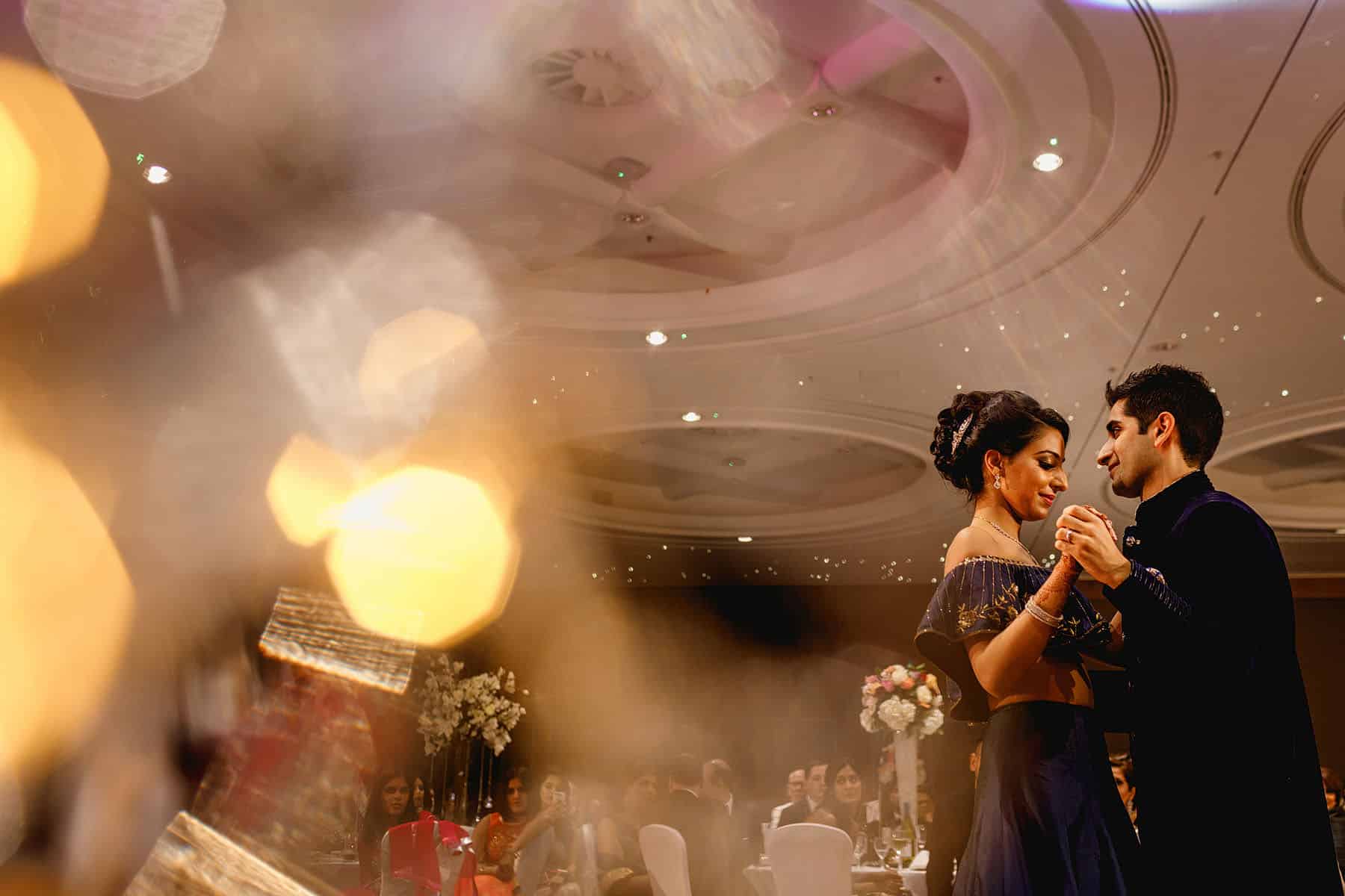 indian wedding reception london hilton metropole