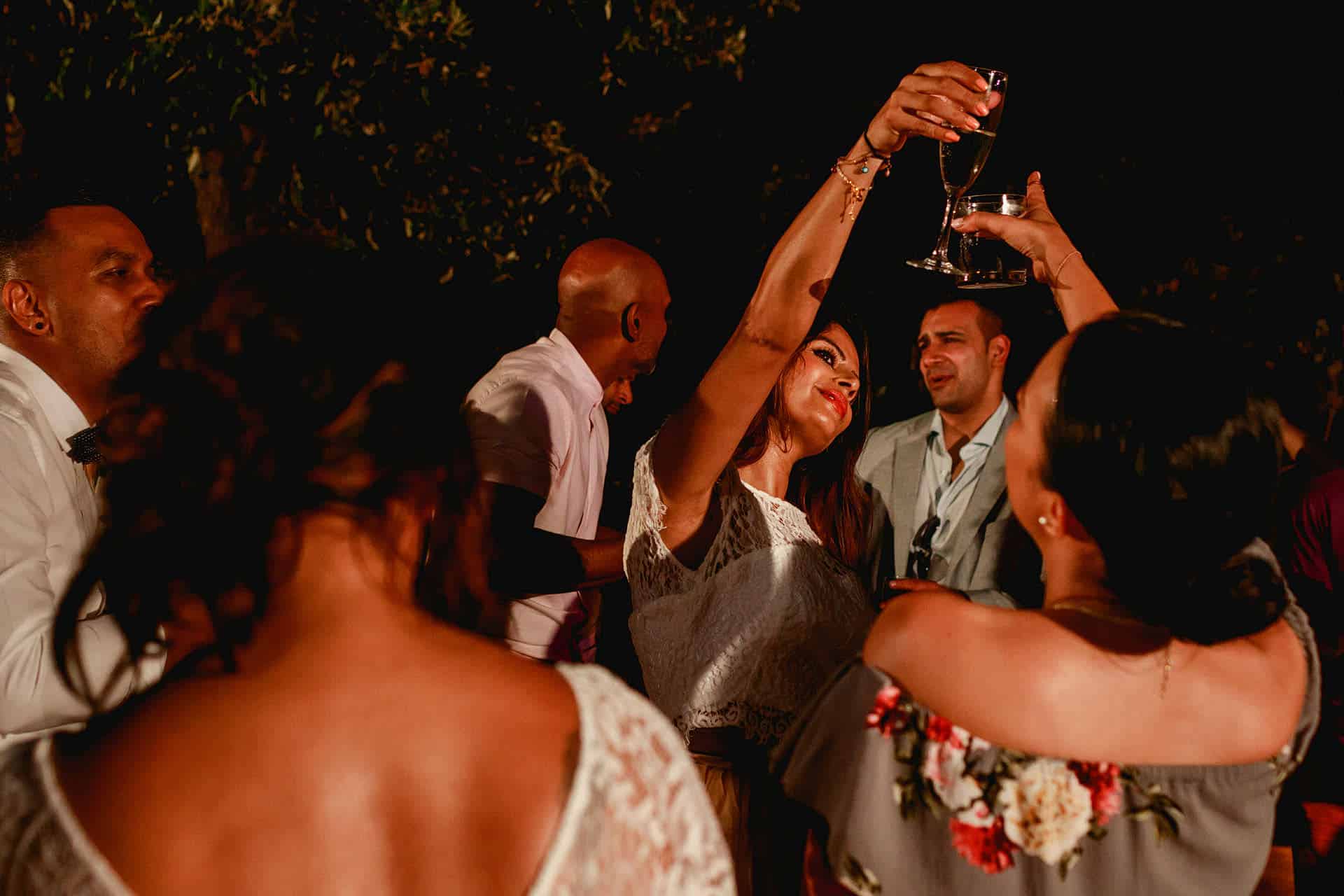 tuscany wedding photography reception