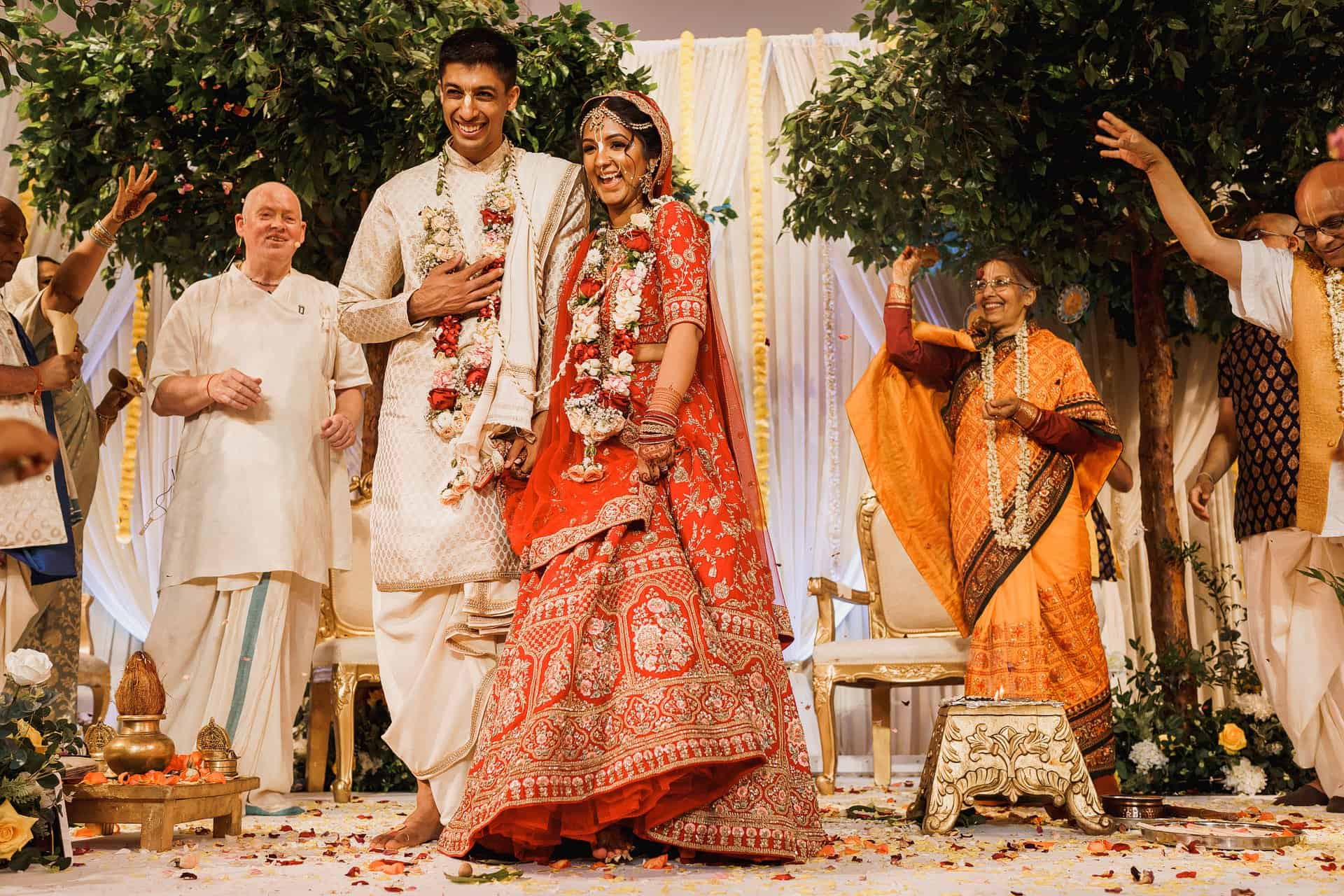 traditional hare krishna wedding photography