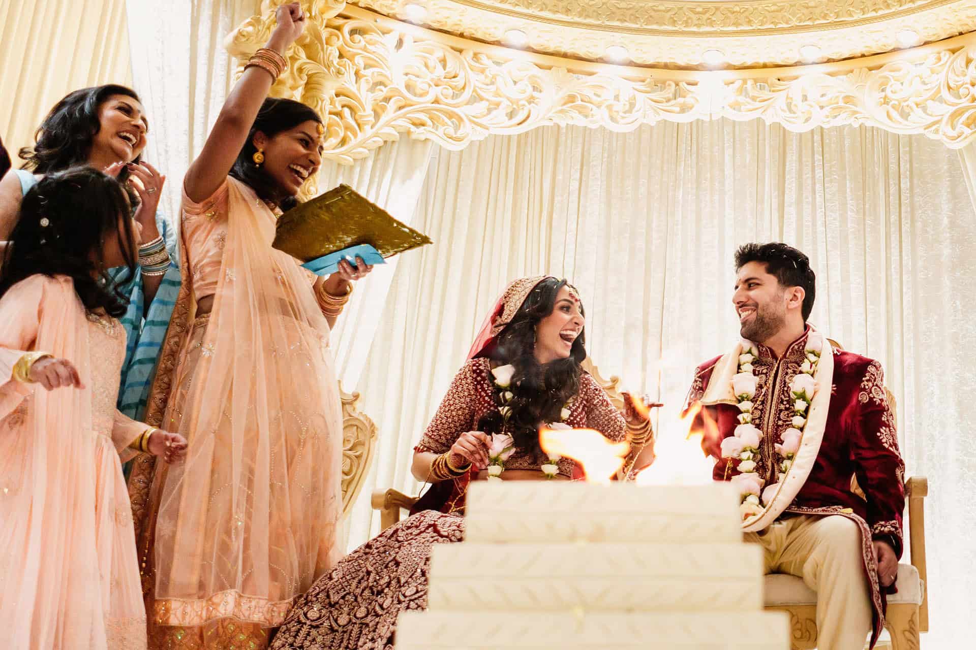 the langham indian wedding photos