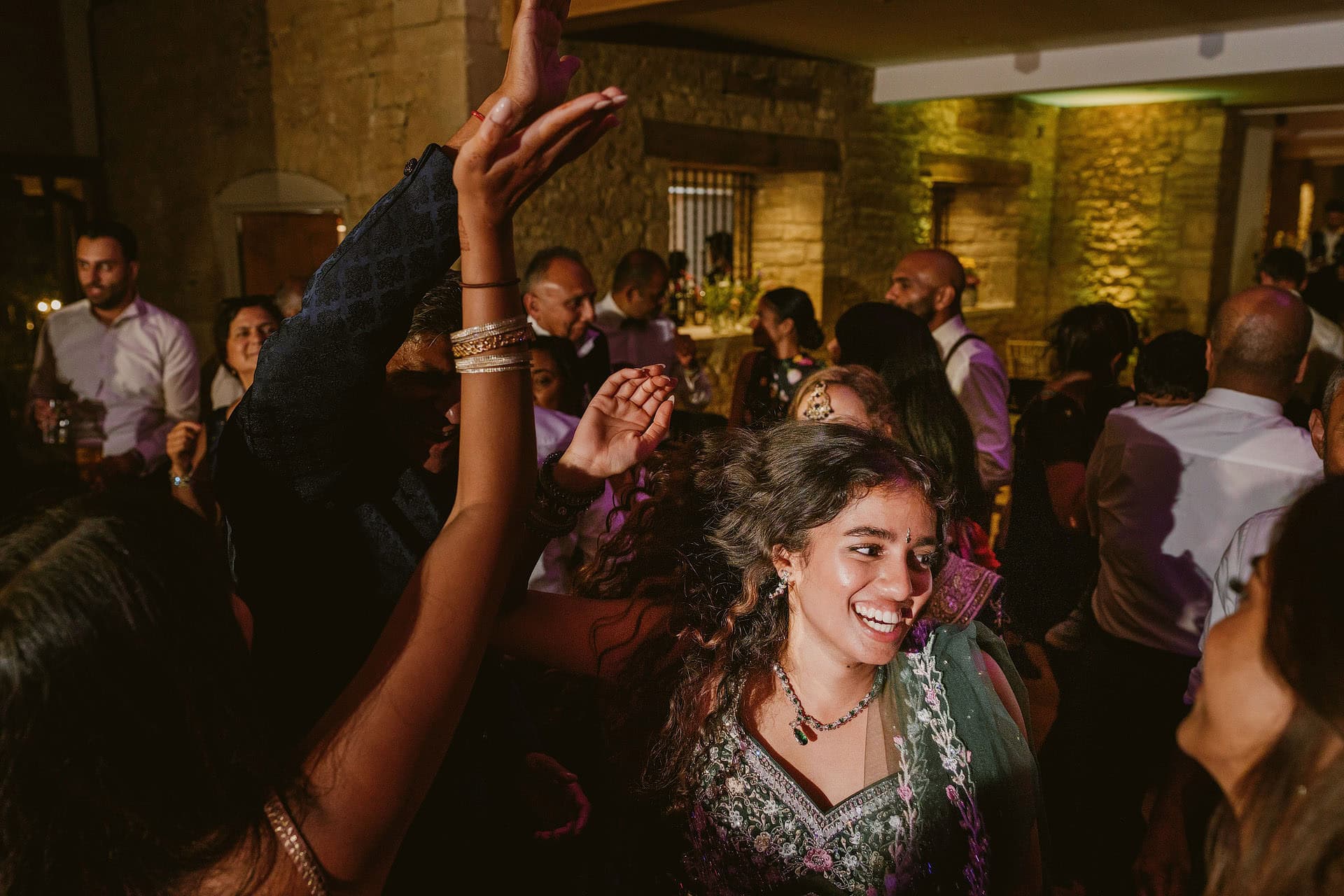 great tythe barn wedding photogs