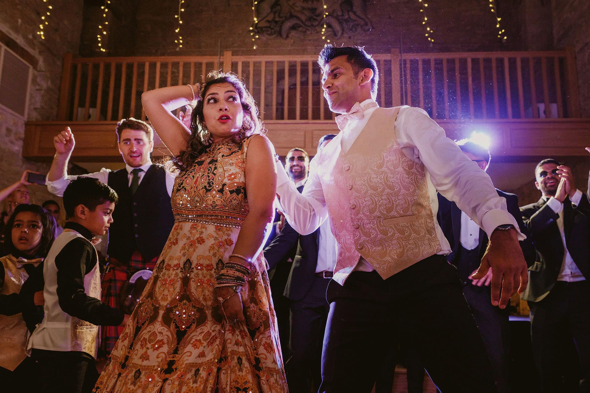 great tythe barn wedding photogs