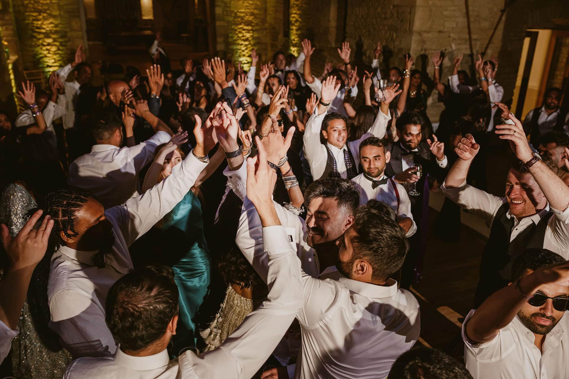 great tythe barn wedding photogs