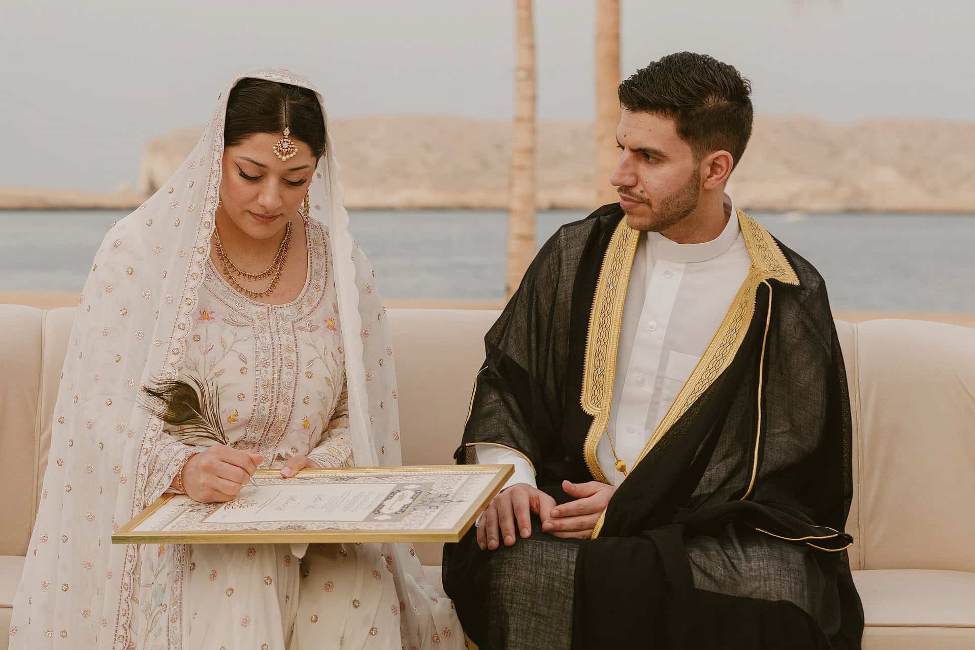 jumeirah muscat bay wedding photography