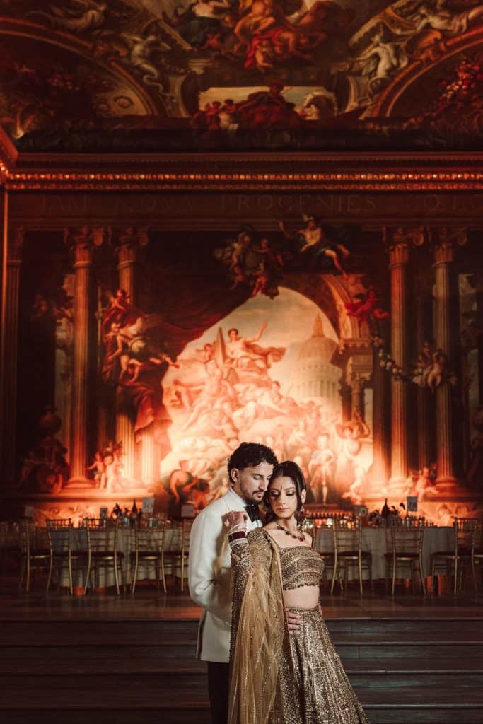 painted hall old naval college wedding photographer 1