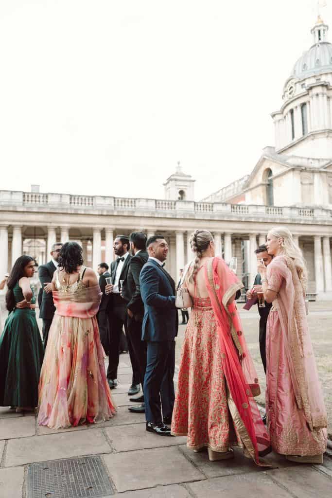 painted hall old naval college wedding photographer