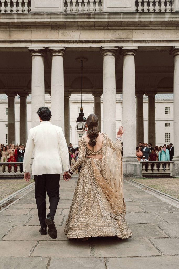 painted hall old naval college wedding photos