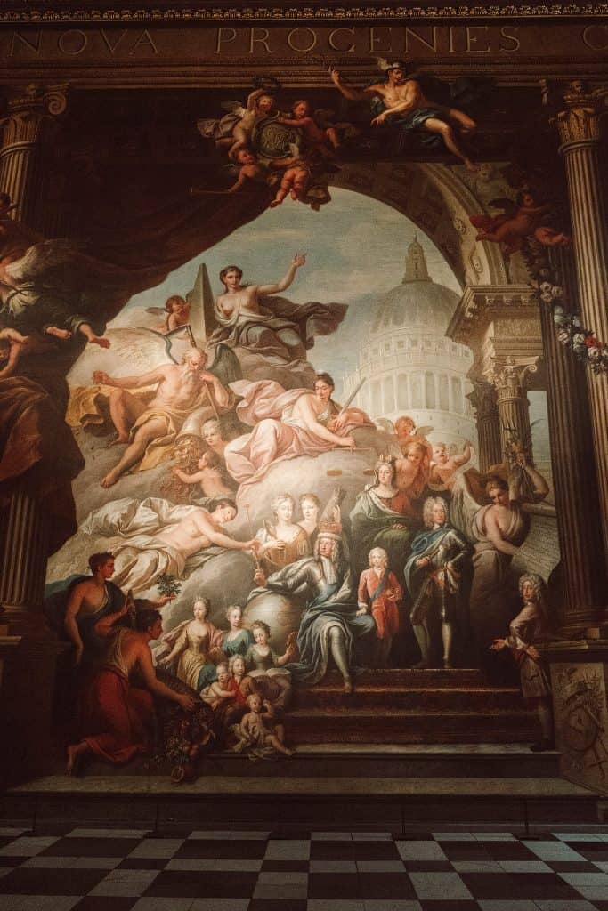 painted hall old naval college wedding